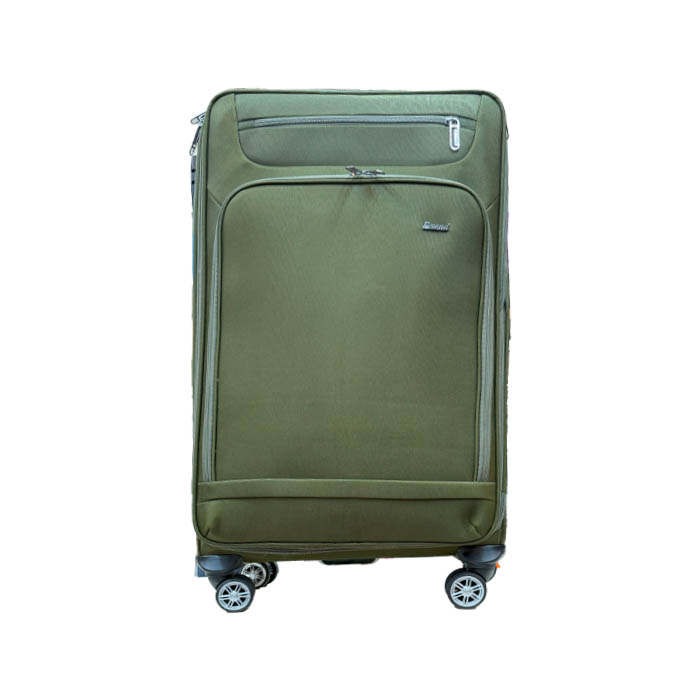 چمدان جنس نرم توریست برزنتی سایز بزرگ سبز